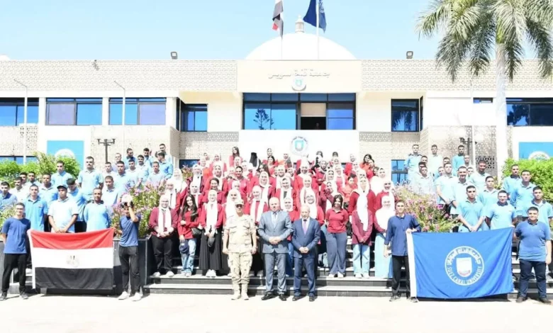 حملة-للتبرع-بالدم-بجامعة-القناة-بالتعاون-مع-قوات-الدفاع-الشعبي