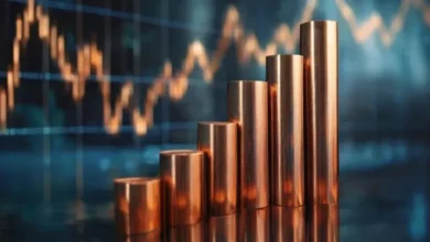 ‎وفرة-المعروض-والمخزونات-تضغط-على-أسعار-النحاس