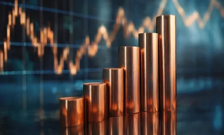 ‎وفرة-المعروض-والمخزونات-تضغط-على-أسعار-النحاس